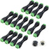 "DC Power Connector 15 Pairs 12V Male+Female 2.1x5.5MM Adapter for CCTV Camera and LED Strip Light"