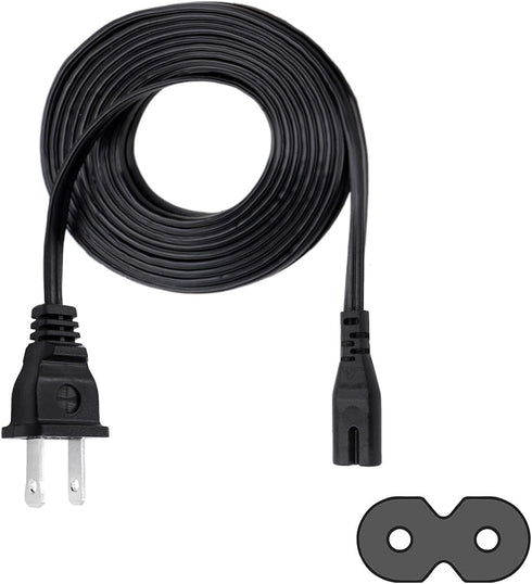 Saireed E3.5 Monitor,E4.5 8ft 2 C7 Power Cord Replacement for Presonus Eris Studio Active Studio Monitor Prong AC IEC