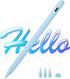 Stylus Pen for iPad 2024-2018 with Faster Charge, Tilt Sensor, Battery Indicators for Apple iPad Pro M4 2024, iPad Air