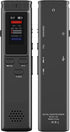 Haoyull 8/32/64GB MP3 Portable Digital Voice Recorders with Noise Reduction, USB Charging, Playback for Lectures