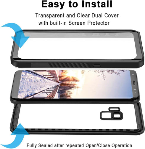 Galaxy S8 Waterproof Case, Full Protective Shock/Snow/Dirtproof for Samsung Galaxy S8 5.8inch