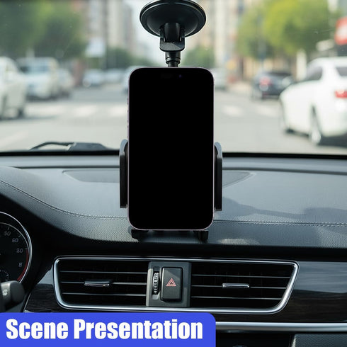 KPFILEH Car Phone Holder Mount, Gooseneck Long Arm Cell Phone Holder, Windshield Window, Dashboard Anti-Shake Handsfree