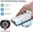 Magnetic Clear Case for iPhone 11 Pro Max, Anti-Yellow Soft Silicone TPU, Mag-Safe Wireless Charging, Crystal Clear