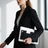 3-Pocket Lacdo Mouse Holder for Laptop Stick on, External Hard Drive SSD Holder for Laptop, Stick on Pouch Organizer