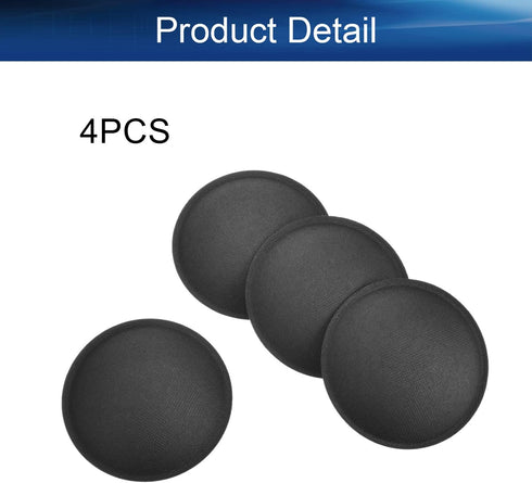 Heyiarbeit 4pcs Speaker Dust Cap, 65mm Diameter Subwoofer Paper Dome Coil Cover Caps