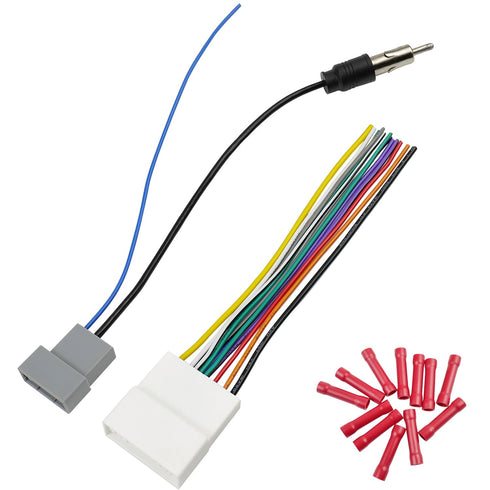 20Pin Wiring Harness for Nissan Radio Wire Antenna Adapter Kit Compatible with