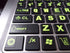Sovereign GA 194 Set 3 Keyboard Stickers piece with Big Luminescent Extra Large Symbols. Yr. Warranty. Will Not Wear
