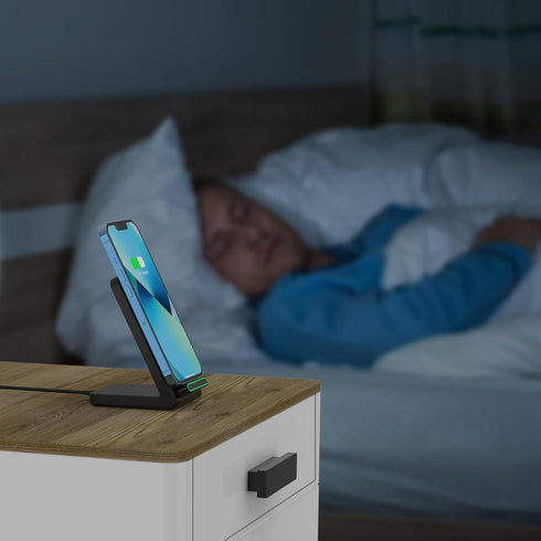 Cesbiomo 15W S24/S23/S22/S21/S20, 17/16/15/14/13/12/11/XR/8, 9 8 7,and Fast Wireless Charger, Wireless Charging Stand