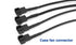 Molex to 4 Pin Fan Adapter, 3 Pin 4 Pin PC Case 12V Cooling Fans Molex to Fan Splitter Power Cable, 13 inch (1 Pack)