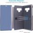 Omorro Case for Galaxy Note 9, Luxury Clear View Electroplate Mirror Flip Wallet