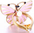 4 Pack Phone Ring Stand, Diamond Bling Butterfly Kickstand Grip, 360 Rotation, 2 Butterfly, 2 Swan