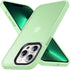 Anqrp Soft Silicone Slim Anti-Scratch Case for iPhone 13 Pro, 6.1 Inch, Support Wireless Charging, Light Green