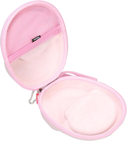 Mchoi Hard Portable Case for Logitech H390 USB Headset, Case Only, Stylish Pink Design