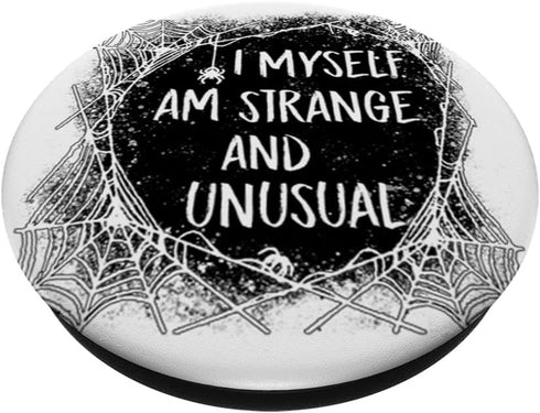 Retro Strange and Unusual Spooky Halloween for 80s 90s Fans PopSockets Standard PopGrip