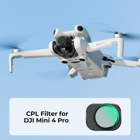 K&F Concept CPL Filter Compatible with DJI Mini 4 Pro, CPL Polarizer Filter, Secure Attach/Multi Coated HD Optical Glass/Lightweight Frame