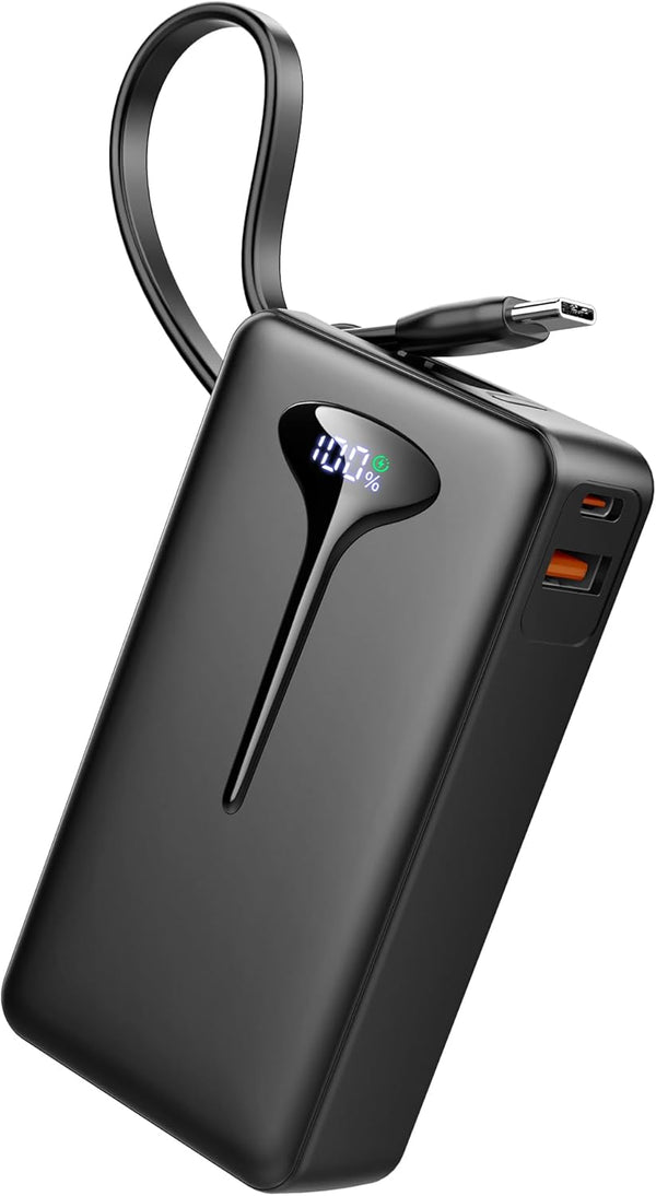 Hosgubo 10000mAh Power Bank, 2025 Portable Charger USB C, 22.5W Fast Charging Power