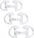 HYS Clear Soft Earmold Replacement Ear Pieces for Transparent Air Acoustic Security Radio Surveillance Headset