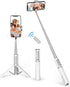 ATUMTEK Selfie Stick Tripod, 3-in-1 Extendable Aluminum Phone Tripod with Detachable Bluetooth Remote,