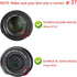 em10 Lens Cap for Olympus e-m10 iv e-pl7 with m.zuiko 14-42mm Lens, Compatible for Panasonic LUMIX G 12-32mm Lens