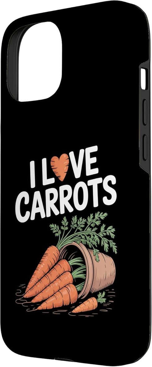 Vegetable Lover Garden Enthusiast Carrot 15 I Love Carrots Garden Vegetable Humor Case for iPhone