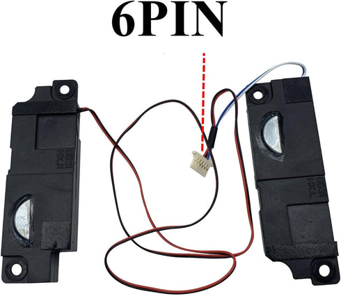 L+R Set Laptop Speaker Replacement for ASUS ROG G531GT G531GW G531G G731 G731G G731GV G731GU, 6 Pin