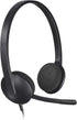 Logitech H340 USB Headset - Stereo USB for Windows & Mac, Black - Perfect for clear audio and comfort.