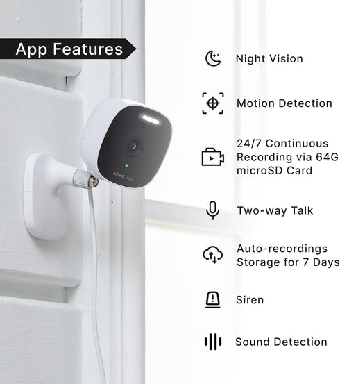 AlfredCamera 2 2.5K, 2.4 5GHz, IP65 (100M+ AlfredCam Plus Smart Home Security Camera WiFi & Indoor/Outdoor, Waterproof