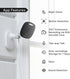 AlfredCamera 2 2.5K, 2.4 5GHz, IP65 (100M+ AlfredCam Plus Smart Home Security Camera WiFi & Indoor/Outdoor, Waterproof