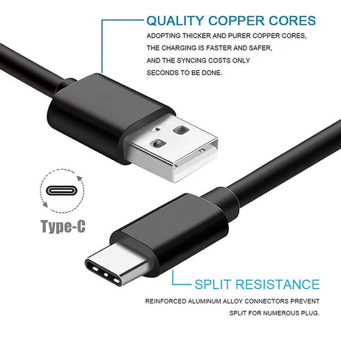 Fast Wall Charger USB C Charging Cable Cord for Nokia 2780 Flip Phone 5G, XR20 5G, X100, G10, G20, G50, G300, G310,