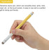 MECCANIXITY 4pcs Stylus Pens for Touch Screens, Dual Tips Capacitive Stylus, Universal Tablet Pen with Sensitivity