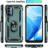 Aozuoton Military Grade Shockproof Phone Case for Oneplus Nord N200 5G, Green with HD Screen Protector