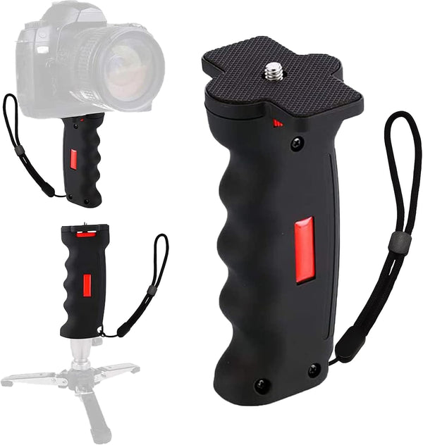Poyinco Wide Platform Pistol Grip Camera Handle Stabilizers with 1/4" Screw for SLR DSLR Cameras