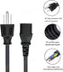 8ft Power Cord Replacement for Proscan 32LC30S57, 32 inch LCD HD TV Monitor 3 Prong Power Cord C13