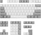 Happy Balls PBT Keycaps, Backlit Cherry MX Keycap Set with Keycap Puller for US Layout 61 87 104 108 MX Switches (Grey