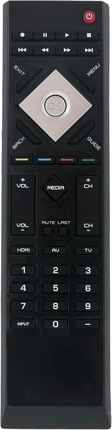 New VR15 Remote Control Compatible with VIZIO TV Models E421VL, E551VL, E420VL, E470VL, E550VL, E470VLE, E421VO, E321VL