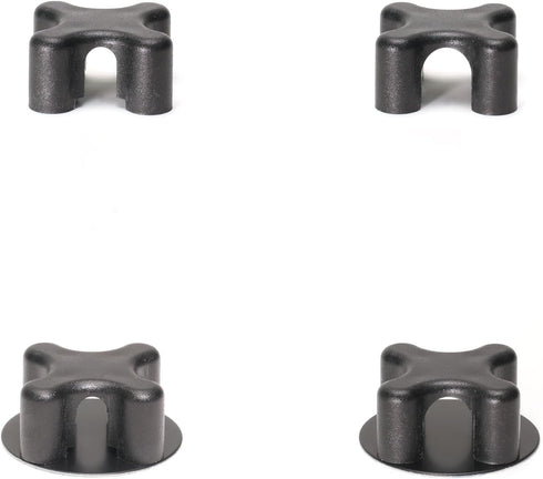 Magnetic Cable Holder Clip, Desktop Cord Keeper Organizer for Home Office Supplies, Wire Management (Black 10Pcs)