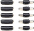 TEZONG 2.1mm X 5.5mm DC Power Adapter Connections, Female to Female Coupler, Male to Male Coupler for LED/CCTV Camera