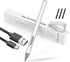 Stylus Pen for Microsoft Surface Pro 9/X/8/7/6/5/4/3, Surface Go/Go2/Go3, Silver Touch Pen for Tablets