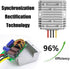 HOMELYLIFE Voltage Converter DC 8V-40V to 13.8V 10A 138W Automatic Buck Boost Module for Golf Cart