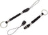 Honbay 10PCS Black Nylon Straps Lanyards - Detachable Buckle for Flashlight, Cell Phone, USB Drive, and More