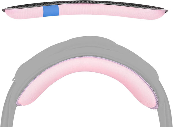 Geekria Cooling-Gel Hook and Loop Headband Pad, DIY Installation No Tool Needed, Fits Geekria Headband Cover (Pink)