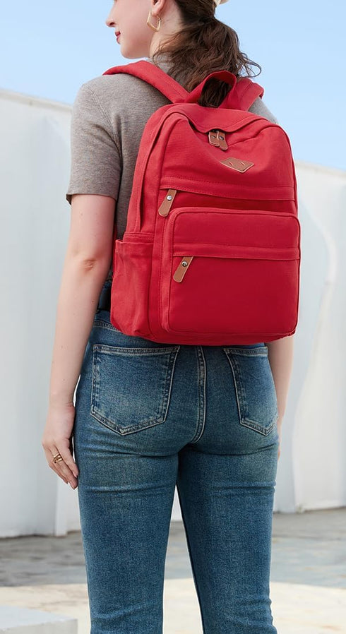 Swacort Backpacks Backpacks Pack Lightweight Kids for School Bag Canvas Small Travel for Women Girls Boys Bookbag