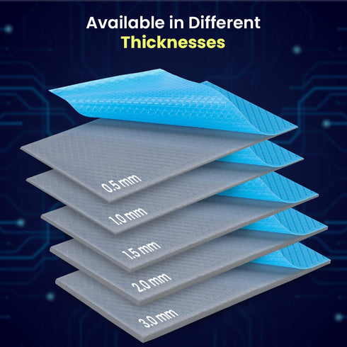 Gelid Solutions GP-Ultimate 15W Thermal Pad 90x50x0.5mm - Excellent Heat Conduction, Ideal Gap Filler