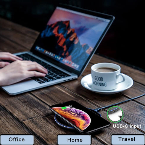 30W Wireless Charger Pad, Fast Wireless Charger, Wireless Charging Compatible with Samsung Galaxy S22/S22+/S21/S20/S10,