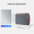 Voova Laptop Sleeve Case 13-13.6 Inch, Waterproof Slim Computer Bag Cover for MacBook Air/Pro, Grey