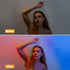 JJC RGB Video Light, 360° Full Color with 24 Effects, 2600mAh Rechargeable LED Camera Light for Photography