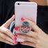 6 Pack Cellphone Phone Grip and Stand, Collapsible Expanding Holder for Phone - Blue Purple Galaxy Nebula Flower