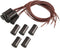 uxcell N.C. Recessed Wired Security Window Door Contact Sensor Alarm Magnetic Reed Switch Brown RC-33 (5pcs)