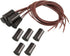 uxcell N.C. Recessed Wired Security Window Door Contact Sensor Alarm Magnetic Reed Switch Brown RC-33 (5pcs)