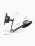 TPARTS Foldable Magnetic Car Cellphone Mount, Hidden Design for Tesla Model 3/Y, Compatible with iPhone 16, 15, 14, 13,